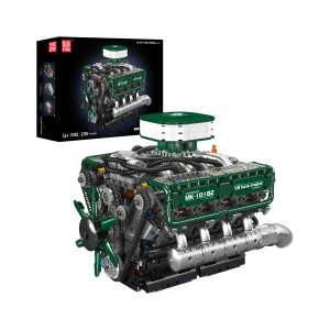 Mould King 10182 Моторизованный V8-двигатель танка | 2 250 деталей